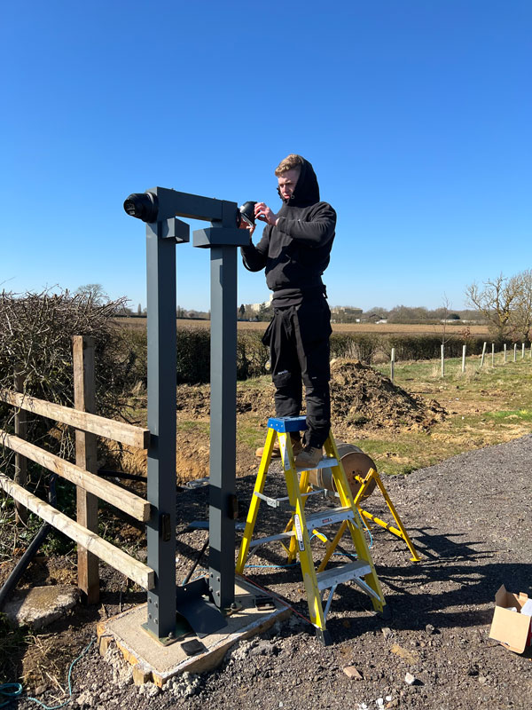 Commercial Automated Gates Installation